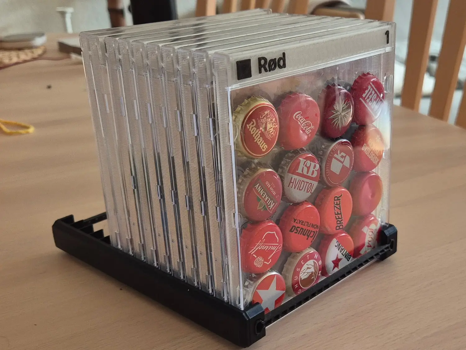 Final iteration of the bottle cap collection